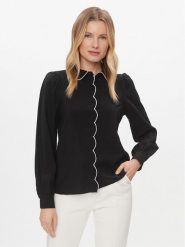 Vero Moda Koszula Gigi 10303039 Czarny Regular Fit. Czarne koszule damskie Vero Moda, s, bez wzorów, z wiskozy, bez kołnierzyka, bez ramiączek. Za 99.99 zł.