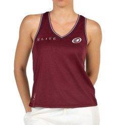 T-shirt Sleeveless Bullpadel Gemma 25i. Czarne t-shirty damskie bullpadel, bez wzorów, bez kołnierzyka. W wyprzedaży za 210.40 zł.