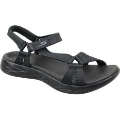 Buty do chodzenia damskie Skechers Brilliancy. Czarne obuwie trekkingowe damskie Skechers, bez zapięcia. Za 189.99 zł.