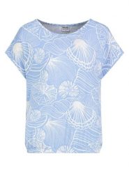 Sublevel Koszulka w kolorze błękitnym rozmiar: M. Niebieskie koszulki damskie Sublevel, m, bez wzorów, bez kołnierzyka, bez ramiączek. Za 43.99 zł.