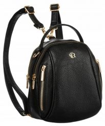 Plecak damski Rovicky R-KP-11-F19 czarny. Czarne plecaki ROVICKY, bez wzorów, ze skóry ekologicznej. Za 57.99 zł.