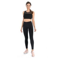 Legginsy na fitness damskie Teyli Classico. Czarne legginsy damskie Teyli, z bawełny, na fitness i siłownię. Za 89.99 zł.