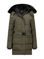 Canadian Peak Płaszcz pikowany "Bettineak" w kolorze khaki rozmiar: XL. Brązowe płaszcze damskie Canadian Peak, xl, bez wzorów, z tkaniny, bez kaptura. Za 355.95 zł.