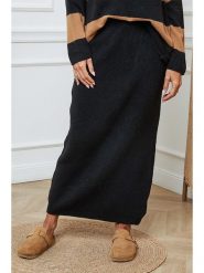 So Cachemire Spódnica dzianinowa "Doristo" w kolorze czarnym rozmiar: XL. Czarne spódnice damskie So Cachemire, na co dzień, xl, bez wzorów, z dzianiny, maxi. Za 166.10 zł.