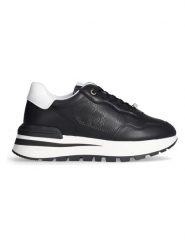 Liu Jo Skórzane sneakersy w kolorze czarno-białym rozmiar: 38. Białe obuwie sportowe damskie Liu Jo, bez zapięcia. Za 350.26 zł.