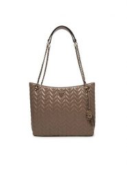 Guess Torebka Cheryl HWTQ97 20220 Beżowy. Brązowe shopper bag Guess, ze skóry, bez dodatków. Za 799.99 zł.