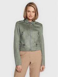 Morgan Kurtka przejściowa 222-GSUD Zielony Regular Fit. Zielone kurtki damskie Morgan, bez wzorów, z syntetyku, bez kaptura. Za 349.99 zł.