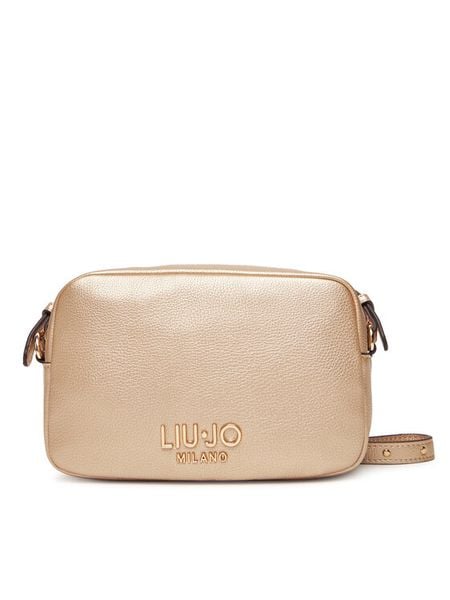 Liu Jo Torebka Ecs S Camera Case AF5137 E0058 Złoty. Żółte listonoszki damskie Liu Jo, bez wzorów, ze skóry, bez dodatków. Za 489.99 zł.