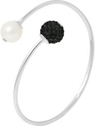 Mitzuko Srebrna bransoletka "Prestige You & Me" z perłą rozmiar: onesize. Białe bransoletki damskie Mitzuko, srebrne. Za 260.99 zł.