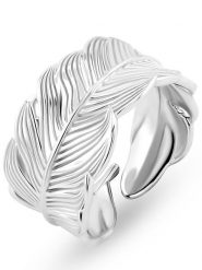 Eclat d'Argent Srebrny pierścionek rozmiar: 58. Szare pierścionki damskie Eclat d'Argent, srebrne. Za 265.40 zł.