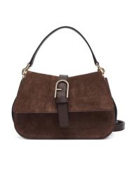 Furla Torebka Flow Mini Top Handle WB01032 BX3045 CN 3244S Brązowy. Brązowe torebki klasyczne damskie Furla, ze skóry, bez dodatków. Za 1,869.00 zł.