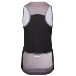 Damska koszulka termoaktywna Silvini Escolca. Czarne koszulki damskie Silvini, bez wzorów, bez kołnierzyka, bez ramiączek. Za 271.00 zł.