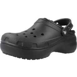 Klapki Crocs Model Lined Clog Kolor Czarny. Czarne klapki damskie Crocs, bez wzorów, z gumy, bez obcasa, bez zapięcia. Za 301.15 zł.