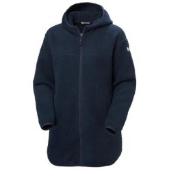 Damska bluza dresowa Helly Hansen Maude Pile. Niebieskie bluzy damskie Helly Hansen, m, bez wzorów, z dresówki, bez kaptura. Za 518.90 zł.