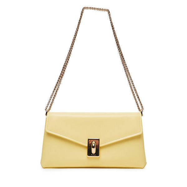 Torebka Furla. Żółte torebki wieczorowe damskie Furla, bez wzorów, bez dodatków. Za 939.99 zł.