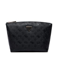 Kosmetyczka Guess. Czarne kosmetyczki damskie Guess, z aplikacjami. Za 214.99 zł.