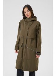 Kaffe Płaszcz przeciwdeszczowy w kolorze khaki rozmiar: 40. Brązowe płaszcze damskie Kaffe, bez wzorów, bez kaptura. Za 295.99 zł.