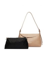 Patrizia Pepe Torebka 8B0256/L148-R874 Beżowy. Brązowe torebki klasyczne damskie Patrizia Pepe, ze skóry, bez dodatków. Za 1,099.00 zł.