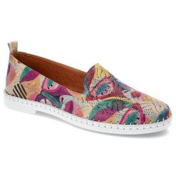 Kolorowe Mokasyny Venezia Modne Buty Damskie. Mokasyny damskie Venezia, ze skóry, bez obcasa. Za 229.00 zł.