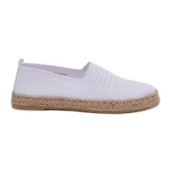 Damskie Espadryle Z Plecionką Vinceza 13624 Białe. Białe espadryle damskie bez wzorów, bez obcasa. Za 124.76 zł.