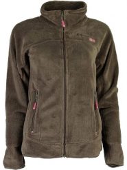 ANAPURNA Kurtka polarowa w kolorze szarobrązowym rozmiar: XXL. Brązowe kurtki damskie ANAPURNA, xxl, z aplikacjami, z polaru, bez kaptura. Za 96.14 zł.