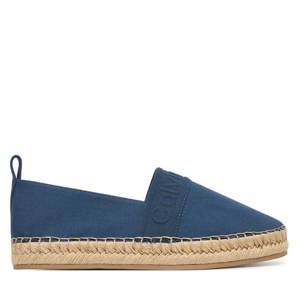 Espadryle Calvin Klein. Niebieskie espadryle damskie Calvin Klein, bez wzorów, bez obcasa. Za 245.99 zł.