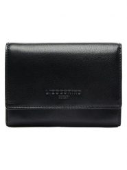 Liebeskind Berlin Skórzany portfel w kolorze czarnym - 13 x 10 x 3 cm rozmiar: onesize. Czarne portfele damskie Liebeskind Berlin, bez wzorów, z materiału. Za 217.99 zł.