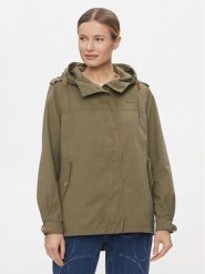 Pepe Jeans Parka Sally PL402319 Zielony Regular Fit. Zielone parki damskie Pepe Jeans, s, z bawełny, bez kaptura. Za 629.99 zł.