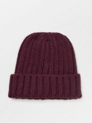Becksöndergaard Czapka beanie w kolorze bordowym rozmiar: onesize. Czerwone czapki damskie Becksöndergaard, bez wzorów, z materiału. Za 82.99 zł.
