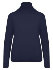 Malo Optimum Golf w kolorze granatowym rozmiar: S. Niebieskie golfy damskie Malo Optimum, s, bez wzorów, z kaszmiru, bez ramiączek. Za 292.89 zł.