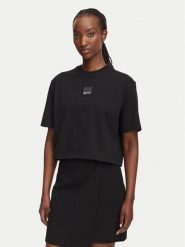Karl Lagerfeld Jeans T-Shirt B3W17022 Czarny Boxy Fit. Czarne t-shirty damskie Karl Lagerfeld Jeans, s, bez wzorów, z bawełny, bez kołnierzyka. Za 219.99 zł.