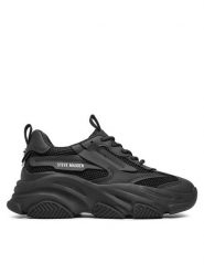 Steve Madden Sneakersy Possession-E Sneaker SM19000033 SM19000033-001 Czarny. Czarne obuwie sportowe damskie Steve Madden, ze skóry, bez zapięcia. Za 339.99 zł.