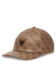 Guess Czapka z daszkiem AM9546 POL01 Beżowy. Brązowe czapki z daszkiem damskie Guess, z aplikacjami, z materiału. Za 199.99 zł.