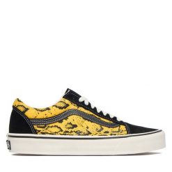Tenisówki Vans. Żółte trampki damskie Vans, bez wzorów, bez zapięcia. Za 339.99 zł.