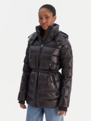 Tommy Hilfiger Kurtka puchowa Gloss WW0WW47355 Czarny Regular Fit. Czarne kurtki damskie Tommy Hilfiger, m, bez wzorów, z puchu, bez kaptura. Za 1,499.00 zł.