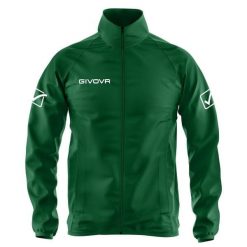 Kurtka przeciwdeszczowa Givova Basico zielona 3XL. Zielone kurtki damskie Givova, na zimę, xl, bez wzorów, bez kaptura. Za 144.99 zł.