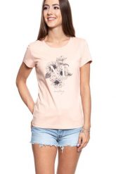 MUSTANG T SHIRT DAMSKI Alexia C Print 1008933 8415. Pomarańczowe t-shirty damskie Mustang, s, bez wzorów, bez kołnierzyka. W wyprzedaży za 39.99 zł.