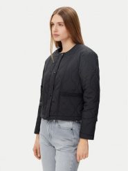 Morgan Kurtka przejściowa 251-GBOWIE Czarny Regular Fit. Czarne kurtki damskie Morgan, bez wzorów, z syntetyku, bez kaptura. Za 259.99 zł.
