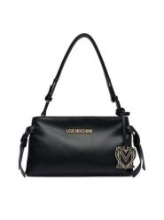LOVE MOSCHINO Torebka JC4060PP1PLL0000 Czarny. Czarne torebki klasyczne damskie Love Moschino, ze skóry, bez dodatków. Za 879.99 zł.