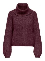 ONLY Golf Gila 15358571 Fioletowy Regular Fit. Fioletowe golfy damskie Only, xl, bez wzorów, z syntetyku, bez ramiączek. Za 169.99 zł.