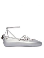 Melissa Baleriny Melissa Beta Ad 38020 Srebrny. Szare balerinki damskie Melissa, bez wzorów, z tworzywa sztucznego. Za 398.99 zł.