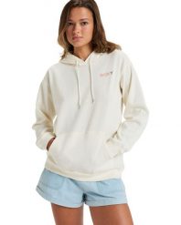 Bluza z kapturem dla Kobiety SATURDAZE Biały. Białe bluzy damskie Roxy, xl, bez wzorów, z bawełny, z kapturem. Za 189.99 zł.