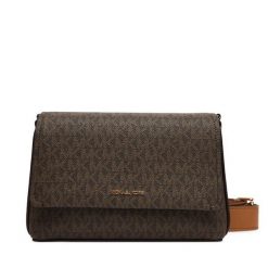 Torebka MICHAEL Michael Kors. Brązowe listonoszki damskie MICHAEL Michael Kors, bez wzorów, bez dodatków. Za 739.99 zł.