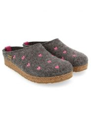 HAFLINGER Kapcie w kolorze antracytowym rozmiar: 39. Czarne kapcie damskie HAFLINGER, z materiału. Za 170.42 zł.