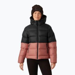 Kurtka damska Helly Hansen Active Puffy. Czarne kurtki damskie Helly Hansen, bez wzorów, z puchu, bez kaptura. W wyprzedaży za 706.35 zł.
