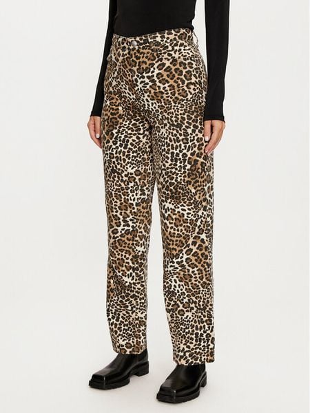 JDY Spodnie materiałowe Ray 15343448 Beżowy Wide Leg. Brązowe spodnie materiałowe damskie JDY, bez wzorów, z bawełny. Za 99.99 zł.