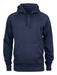 Clique bluza z kapturem Helix z mieszanki bawełny – dark navy. Niebieskie bluzy damskie CLIQUE, s, bez wzorów, z bawełny, z kapturem. Za 307.48 zł.