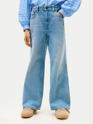 Tommy Hilfiger Jeansy KG0KG08963 Niebieski Wide Leg. Niebieskie jeansy dziewczęce Tommy Hilfiger, bez wzorów, z bawełny. Za 289.99 zł.