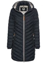 Camel Active Płaszcz zimowy w kolorze granatowym rozmiar: 36. Niebieskie płaszcze damskie Camel Active, na zimę, bez wzorów, z puchu, bez kaptura. Za 357.63 zł.