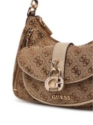 Guess Torebka Jessa HWJG83 62180 Beżowy. Brązowe torebki klasyczne damskie Guess, z materiału, bez dodatków. Za 609.99 zł.